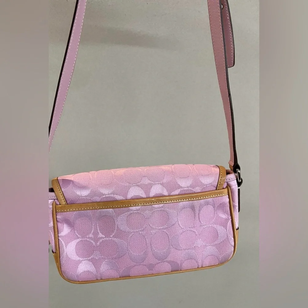 Authentic Vintage Coach Pink Shoulder Bag-Good Used Condition - Picture 5 of 11